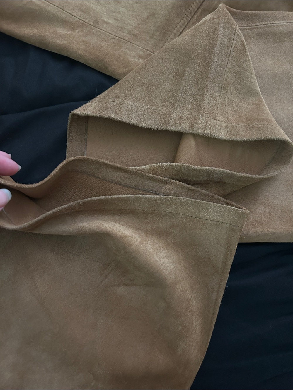 Suede pants - Picture 2 of 9